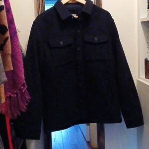 Men's wool coat, black, Gap, size medium